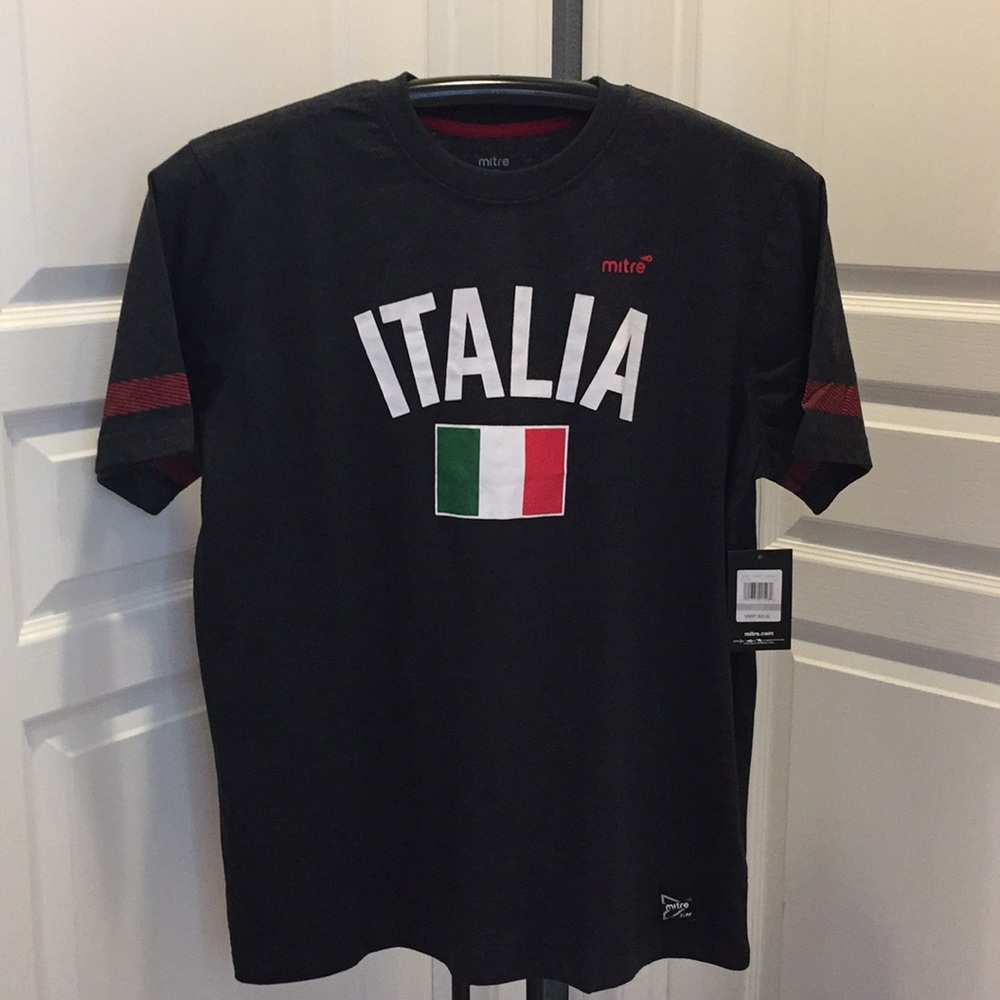 Mitre Italia Soccer T-Shirt/New